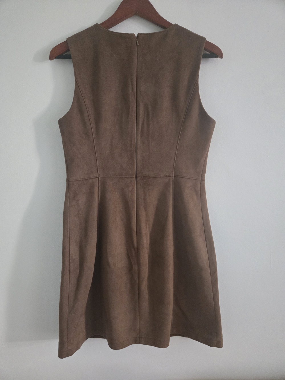 Ever New Brown Suede Mini Dress - Picture 2 of 7